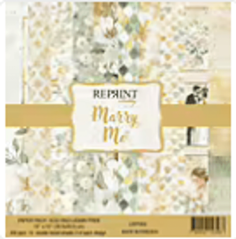 Marry Me- Reprint- Blokk 12x12 inch