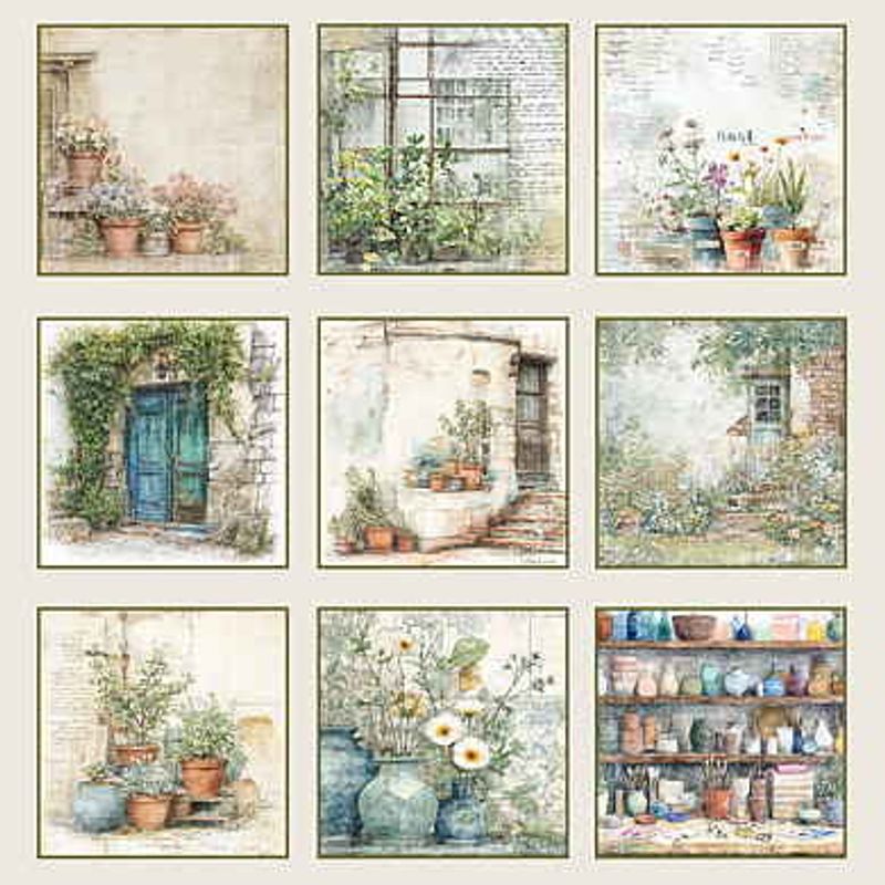  Reprint - The Pottery Collection -tags-Str 12x12 (30,5 x 30,5 cm) 
