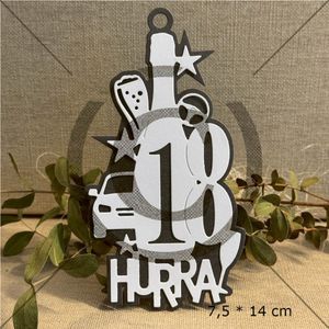 Hovedbilde  Endelig 18- Dies fra papirdesign- PD 1579