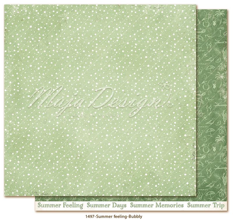 Maja Design Summer Feeling – 12×12 Blokk med møsnterark og monochrome ark