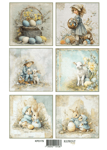 Hovedbilde Reprint Klippark - Hello Spring Easter - A4 ...