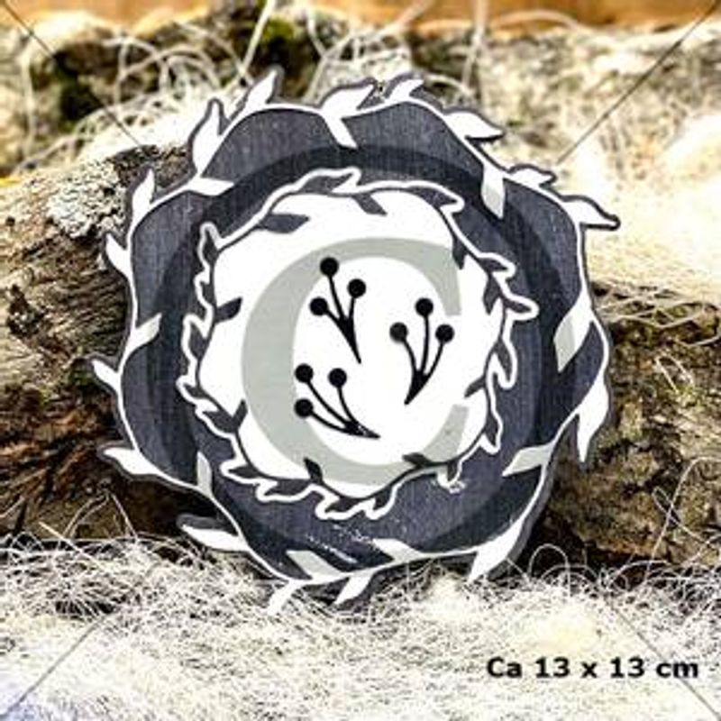 Blomsterkrans fra papirdesign-PD 01024