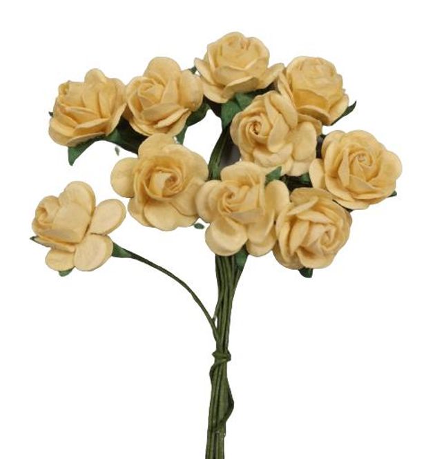 Hovedbilde SMÅ -GULE, ROSER. 10 STK-SH95