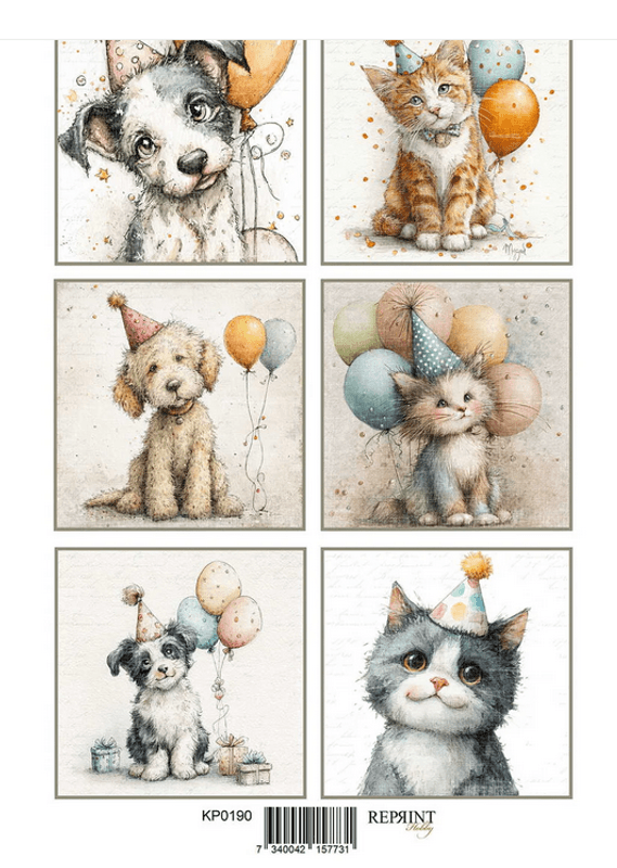 Reprint - Cats and Dogs - A4-KP0190