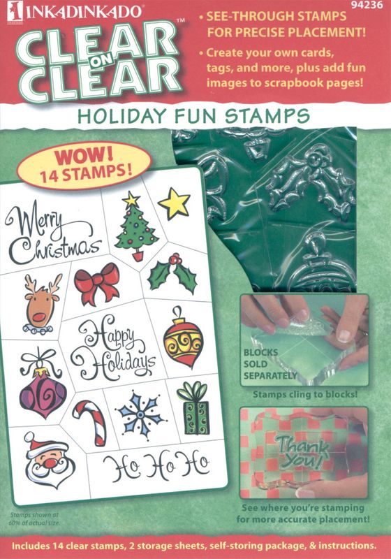 Stempel julemotiv, umontert