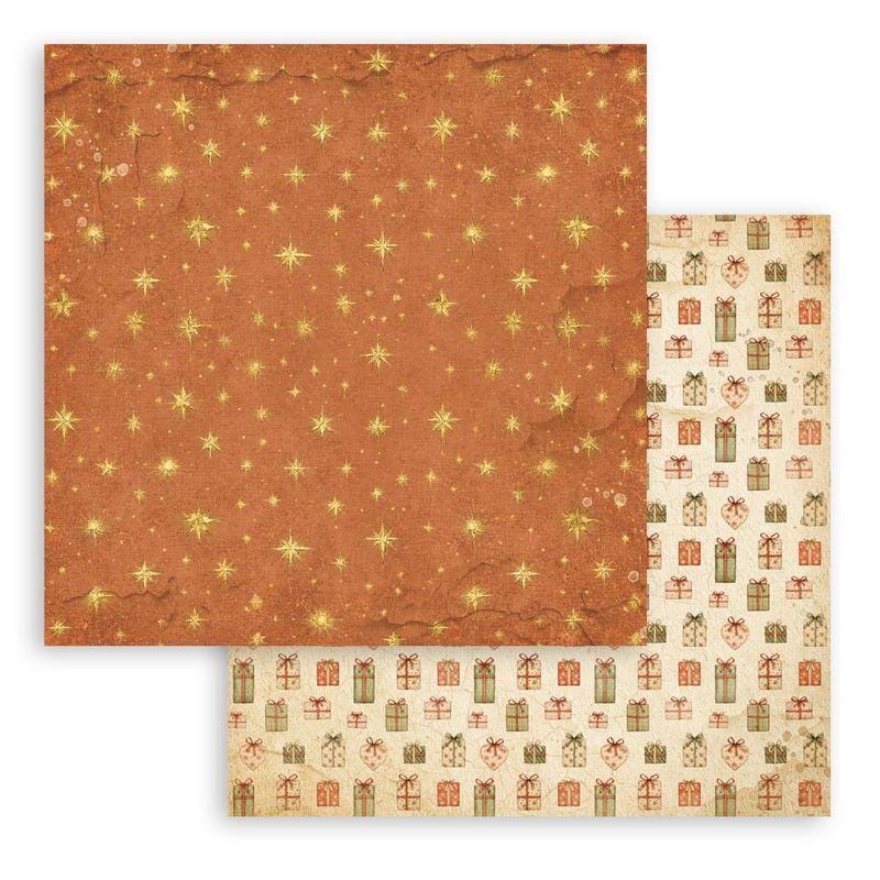 Stamperia - Silent Night - Background Selection - Paper Pad-10 doble ark - 12 x 12