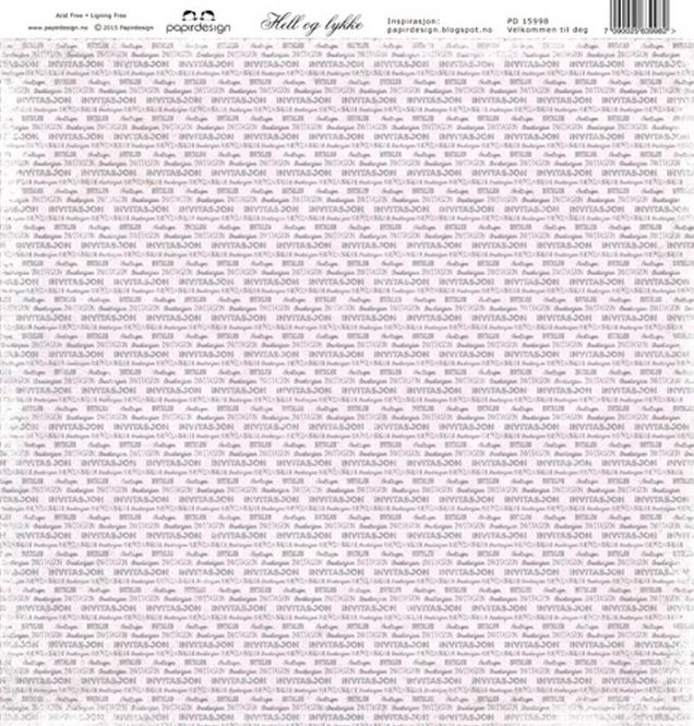 Hovedbilde Papirdesign-Hell og lykke-Velkommen til deg