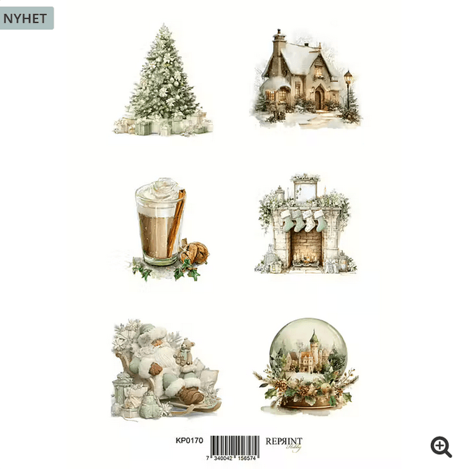 Hovedbilde Home for Christmas-Papper Klippark - kp170