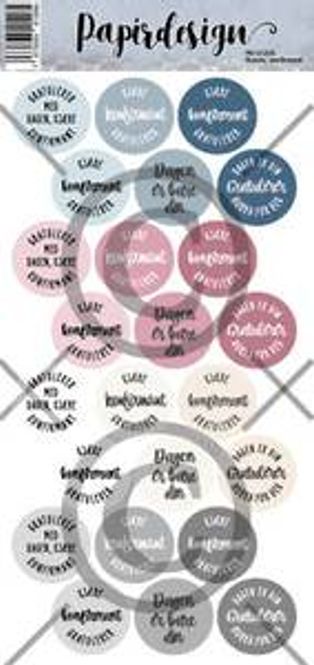 Hovedbilde Papirdesign - Klistremerker - Runde  ...