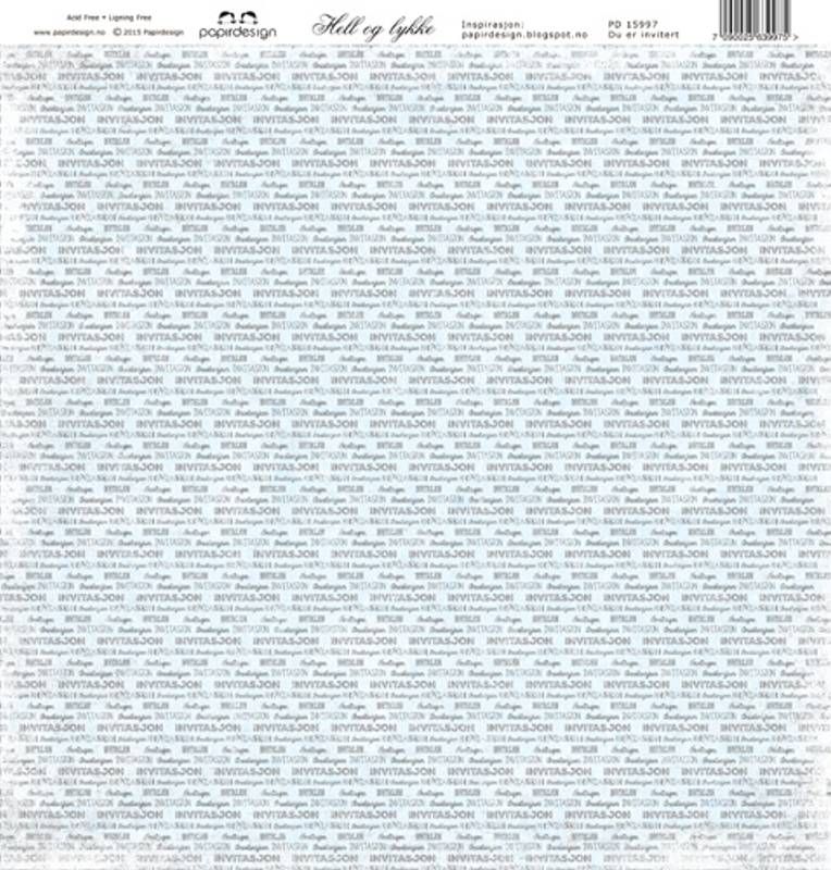Papirdesign-Hell og lykke-Du er invitert