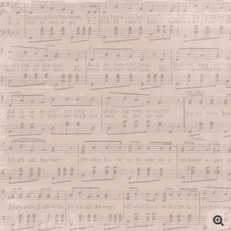 Reprint-Paperpack-Flings & Music -  blokk- 6x6 Inch