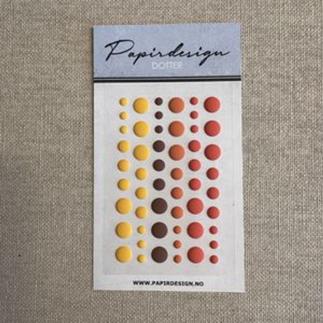 Hovedbilde Papirdesign-Dotter-dotter- Dotter rust, matt-PD ...