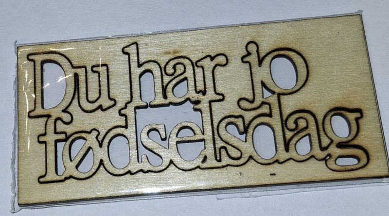 Du har jo fødselsdag- Scrappehusets egen Trepynt - T179