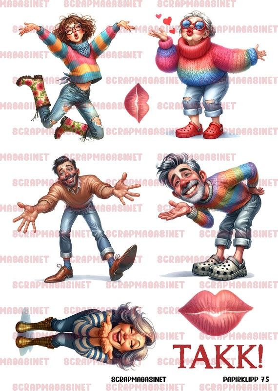 Scrapmagasinet 75- Papirklipp-Takk