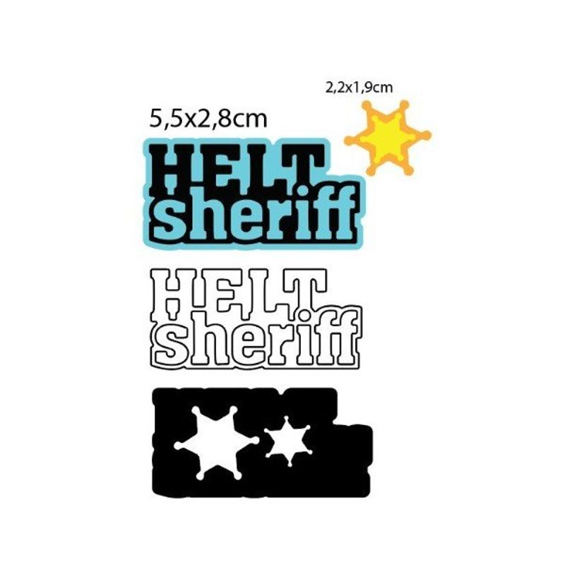 Dies-Scrapmagasinet-Helt sheriff- m/skygge-smim-0096