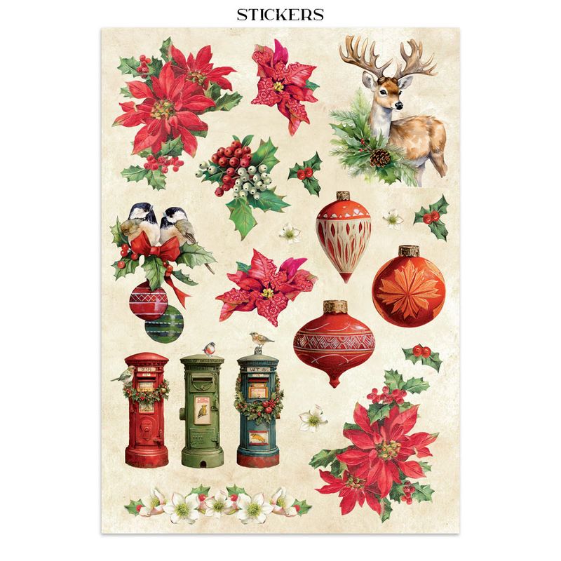 Stamperia Classic Christmas – Art Junk journal A4-bok