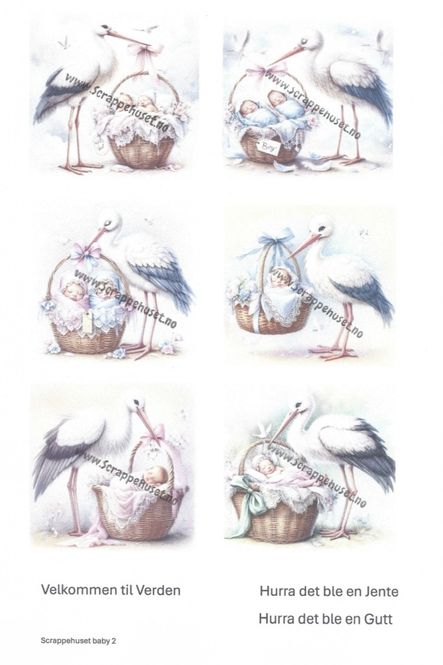 Hovedbilde Bildeark- Scrappehuset- Velkommen til verden ...