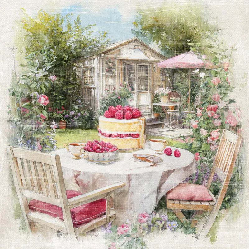 Reprint - Summer Garden Collection - 6x6 inch 