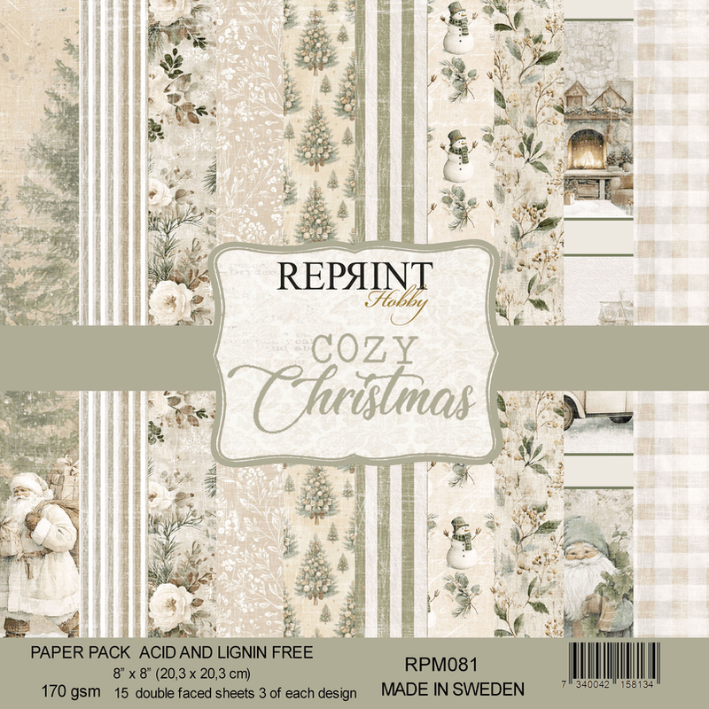reprint-Paperpack  - Cozy Christmas Collection - 8x8