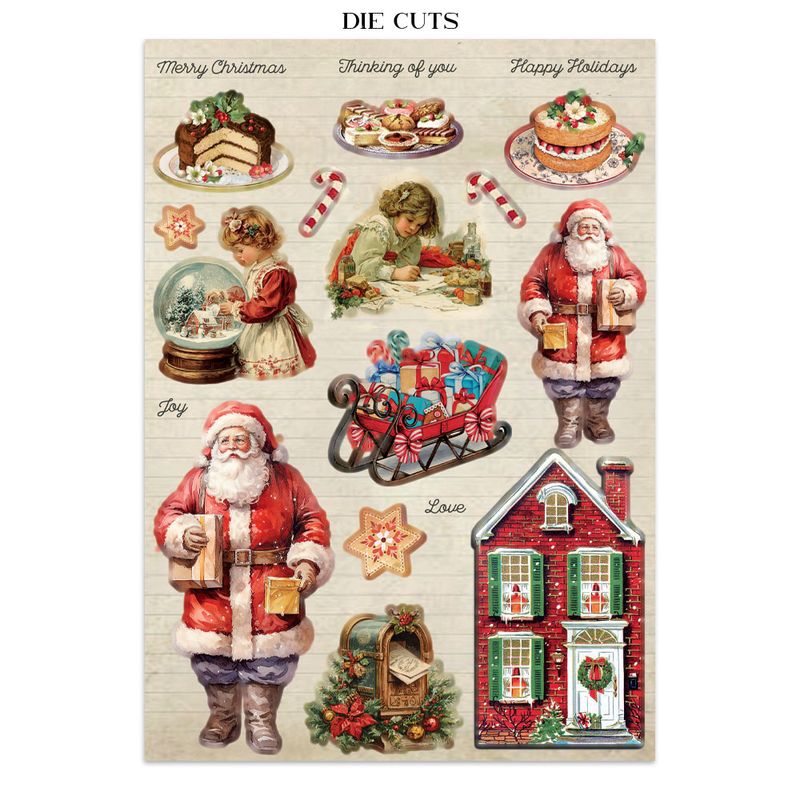Stamperia Classic Christmas – Art Junk journal A4-bok