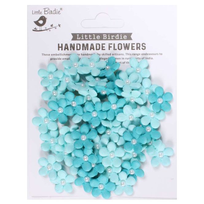 Hovedbilde Little Birdie - Papirblomster-Små 40 stk-CR83120