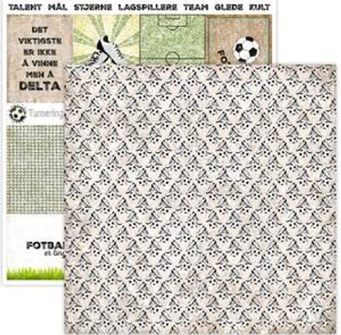 Hovedbilde Papirdesign- Hell og Lykke- Fotballsko- PD 15040