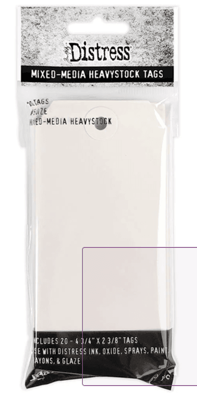 Ranger - Tim Holtz - Mixed Media - Heavystock - Tags- 20 stk i pk