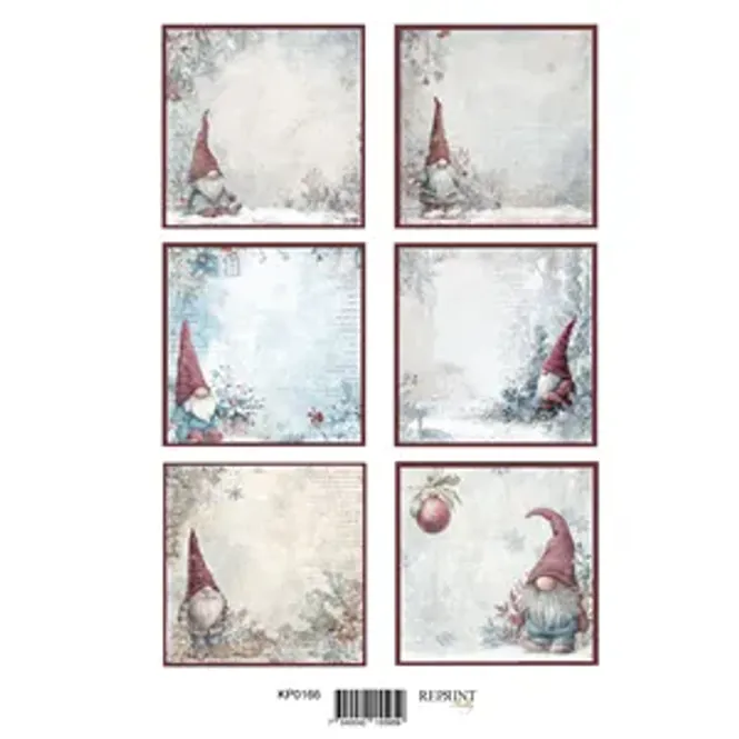 Hovedbilde Reprint-Motiv/blideark -Deck the hall-tag Gnomes- ...