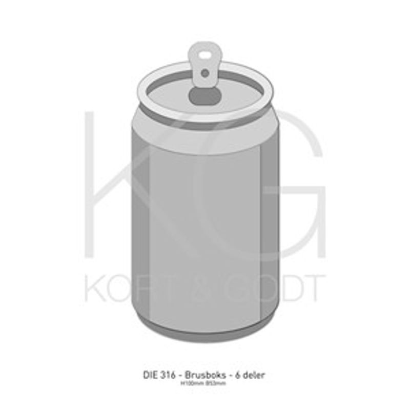 Brusboks fra kort og kodt die 316