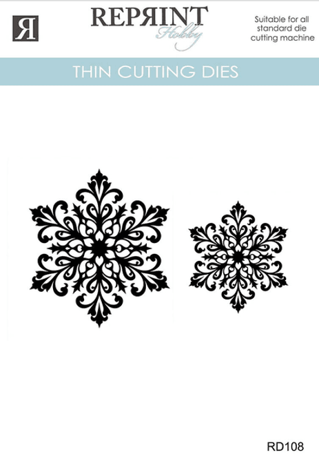 Hovedbilde Dies Reprint - Cozy Christmas Snöflak 2 pcs