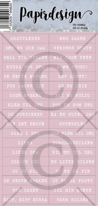 Hovedbilde papirdesign-Klistremerke-Alt er mulig-PD00882