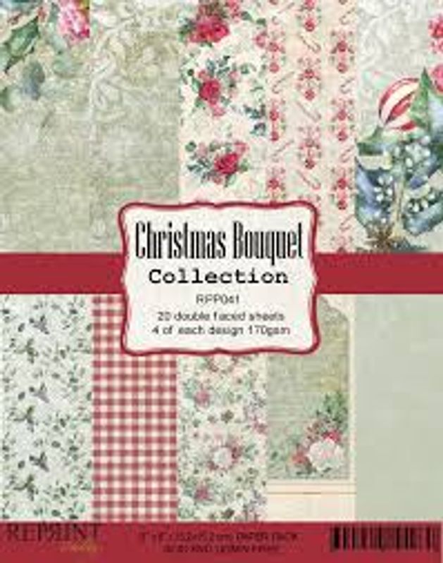Christmas Bouquet collection pack-6x6 inch