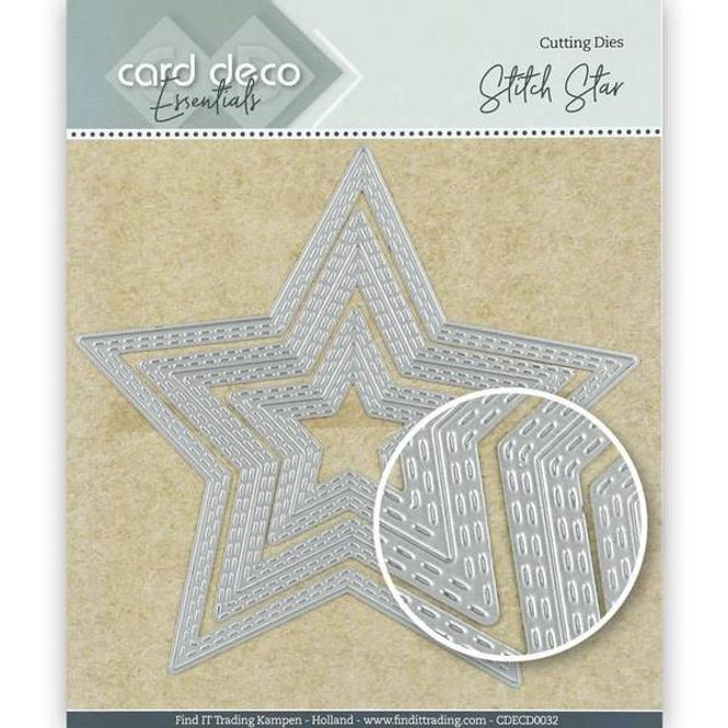 Hovedbilde Card Deco Dies Nesting- Stitch Star-nr 32