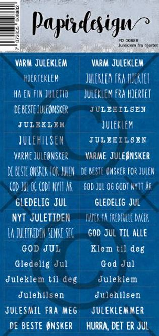 Hovedbilde papirdesign-Klistremerke-Juleklem fra ...